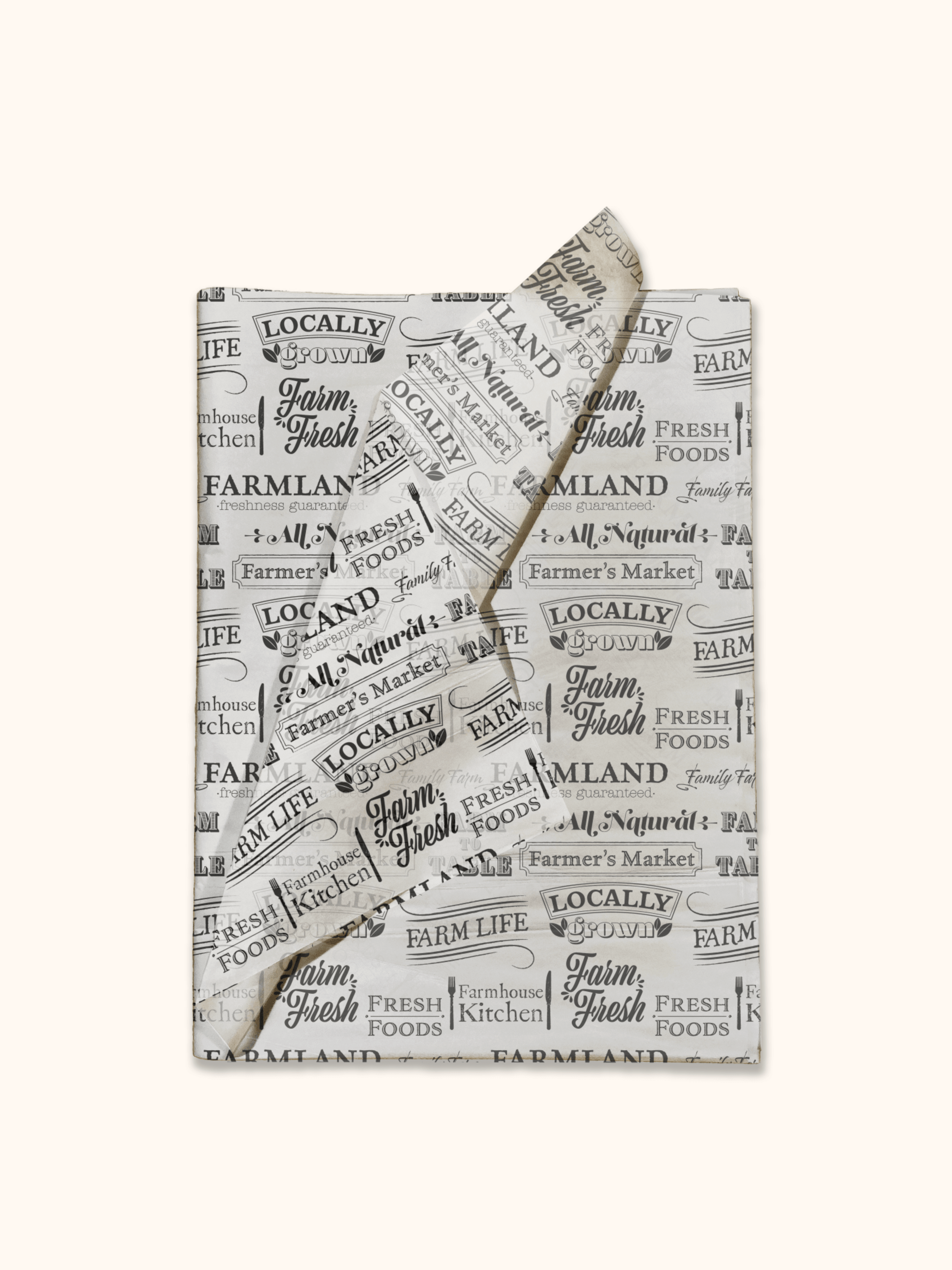 Organic Farmers Market Tissue Paper - Eco-Friendly, Biodegradable & Soft for Gift Wrapping, Crafts & Party Decorations | Perfect for Weddings, Birthdays & DIY Projects