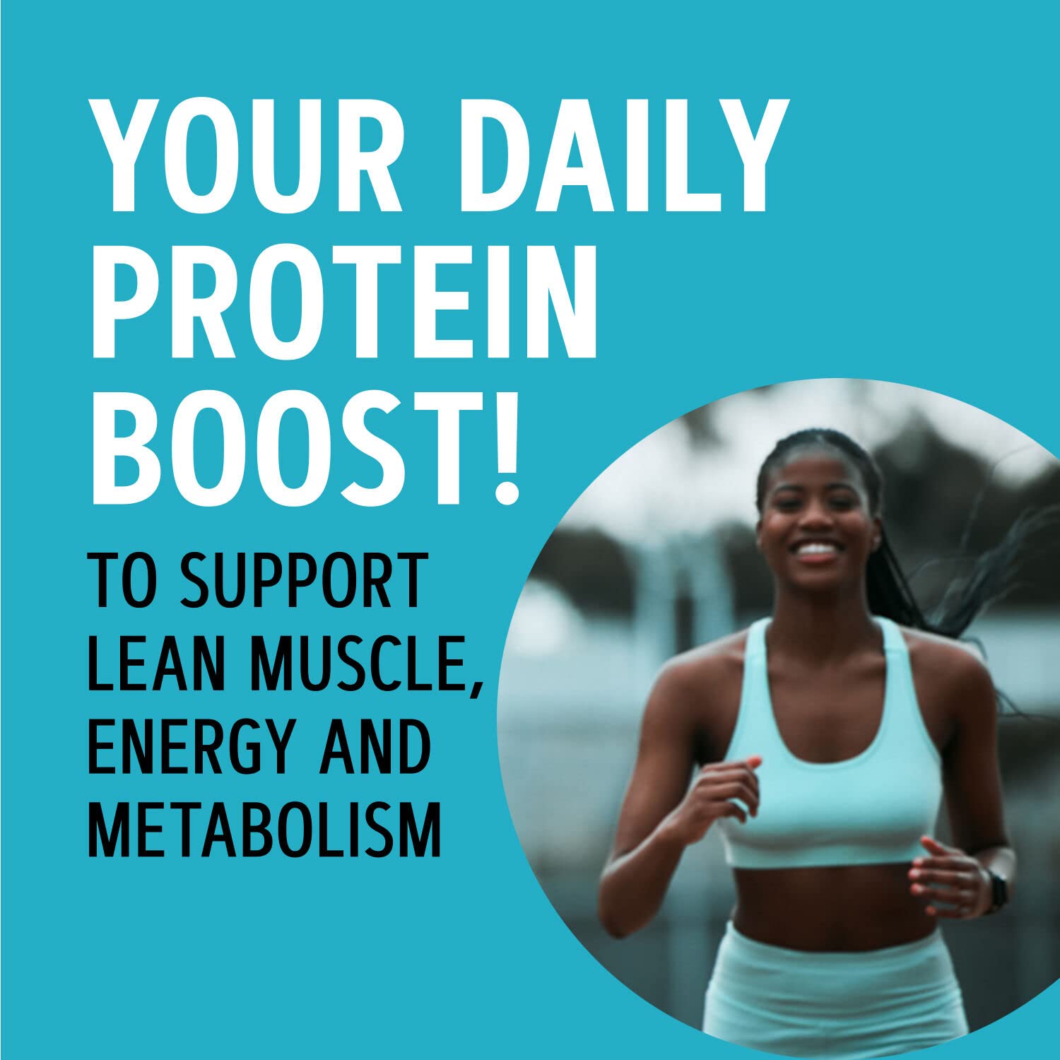 GNC Total Lean Zero Sugar Protein Powder - 20g Protein, No Sugar, No Fat, Only 90 Calories, French Vanilla Flavor, 20 Servings | Perfect for Post-Workout Recovery & Healthy Weight Management