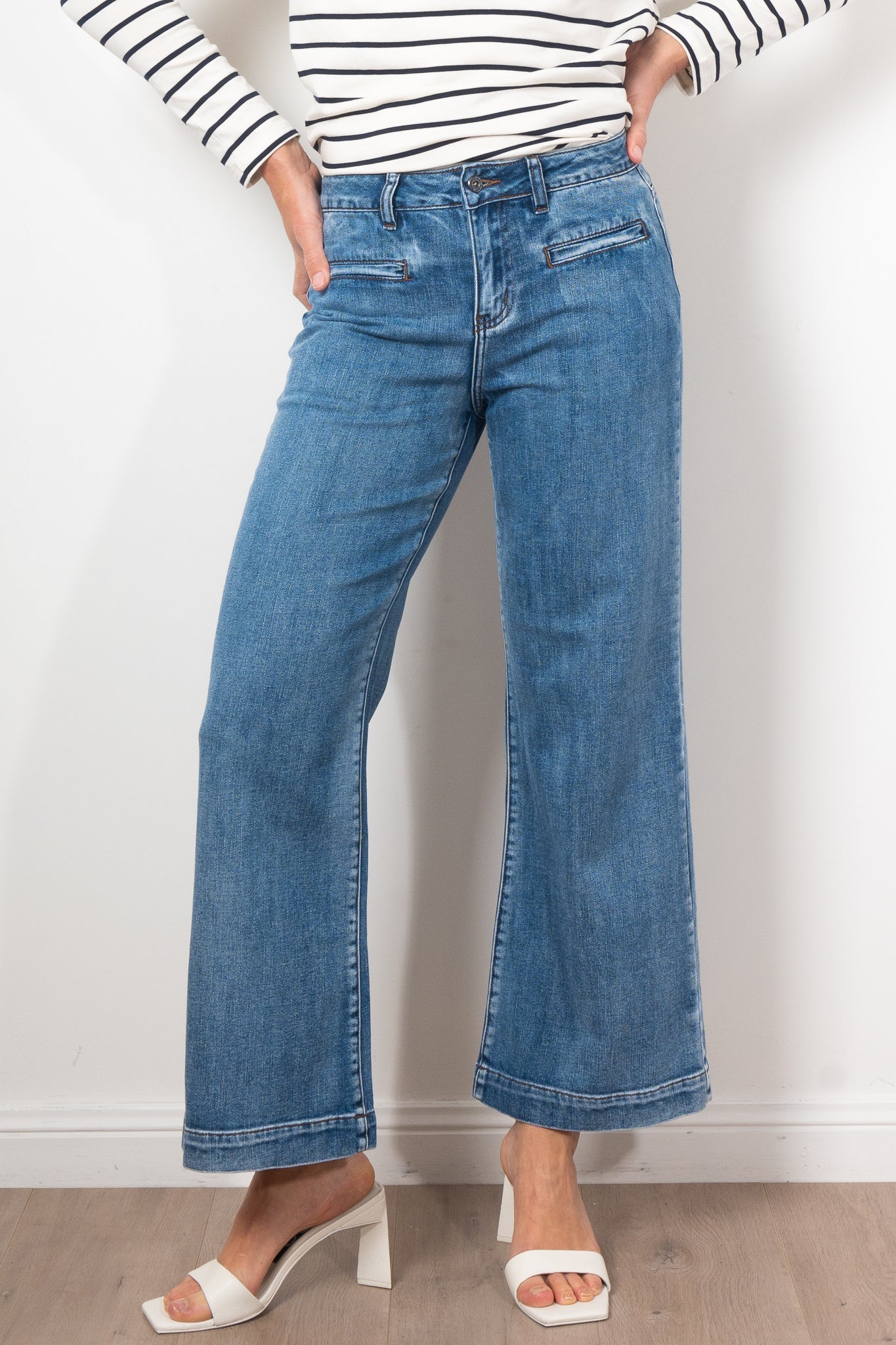 Kireina Freya High Waist Distressed Skinny Jeans for Women - Trendy Ripped Denim Pants with Waterfall Hem | Perfect for Casual Outfits, Streetwear & Night Out Looks