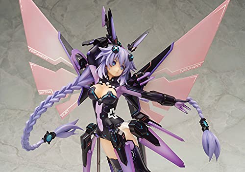 YESTGE 35cm Hyperdimension Neptunia Purple Heart Anime Figure - Limited Edition Hand-Painted PVC Action Figure Toy for Collectors | Perfect for Anime Fans, Room Decor & Gift Giving