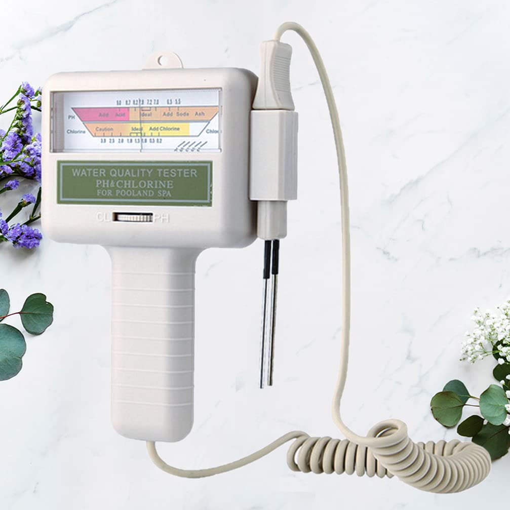 **Portable Digital Pool Water Tester Kit - Accurate pH & Water Quality Meter for Swimming Pools, Spas, and Hot Tubs | Easy Electronic Water Analysis for Home & Professional Use**
