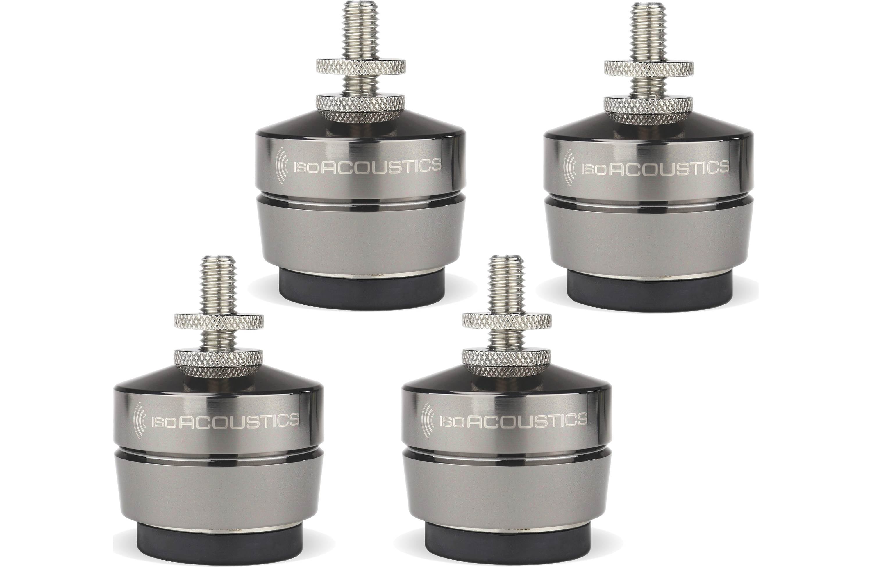 Isoacoustics Gaia III Performance Speaker Isolation Feet (4 Pack) - Premium Audio Equipment for Home Theater & Studio Sound Systems - Reduce Vibrations & Enhance Clarity