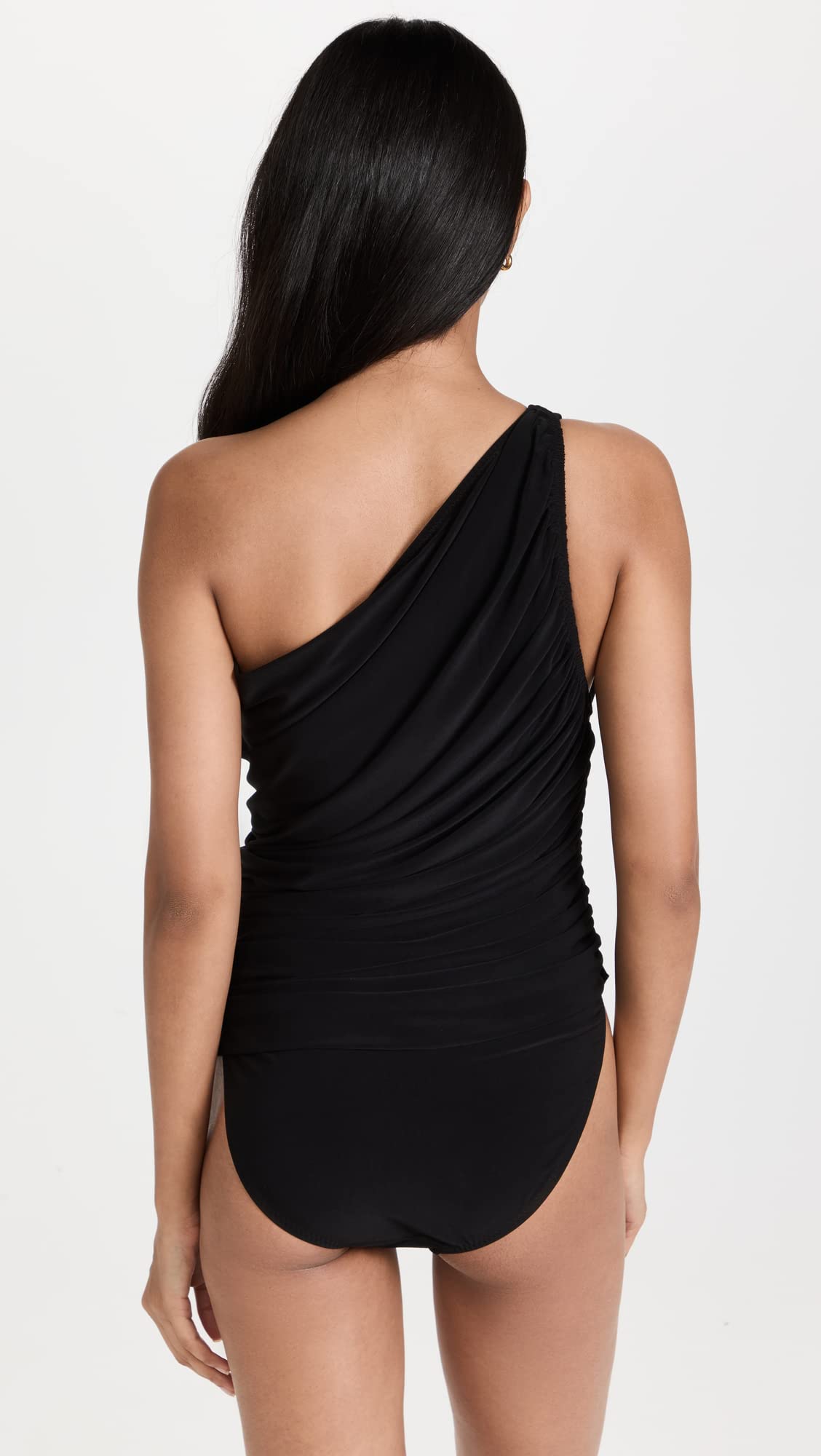 Norma Kamali Women's Diana Mio One Piece Swimsuit - Sexy High Cut Bathing Suit for Women, Tummy Control Swimwear for Beach & Pool Vacation | Perfect for Summer, Swimming, and Resort Getaways