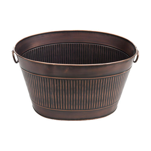 Arcata 922340 Hammered Oval Bathtub - Antique Copper Finish, 84.5 oz Capacity | Freestanding Soaking Tub for Luxurious Bathroom Relaxation & Spa Experience
