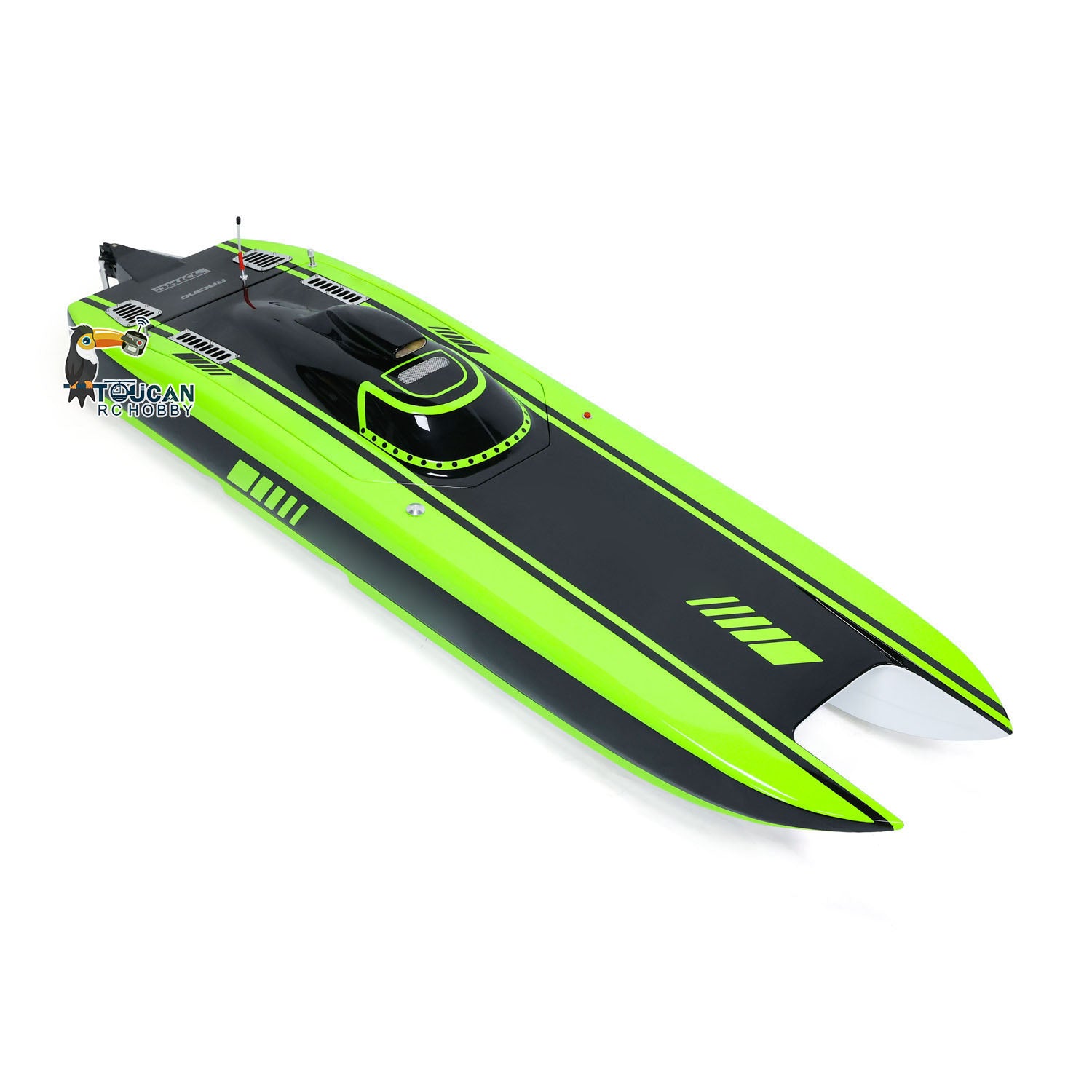 G30E 30CC Kevlar Gasoline Racing RC Boat - High Speed 65-70km/h, DIY ARTR Model with Water Cooling System, 1300x360x220mm (Radio Not Included) - Perfect for Competitive Racing, Lake Adventures & Hobby Enthusiasts