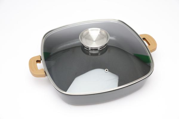 28cm Square Roaster Pan - Heavy Duty Nonstick Oven Safe Baking Dish for Casseroles, Lasagna & Roasting - Perfect for Family Dinners & Holiday Cooking