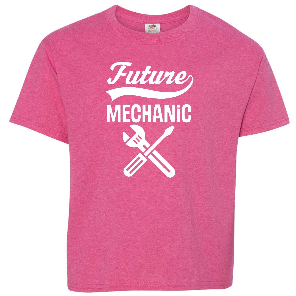 Inktastic Future Mechanic Tools Kids' Career T-Shirt - Fun STEM Apparel for Young Engineers & DIY Enthusiasts | Perfect for School, Workshops & Playtime