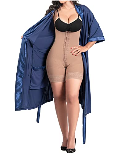 Dark Blue Robe & Mocha Faja