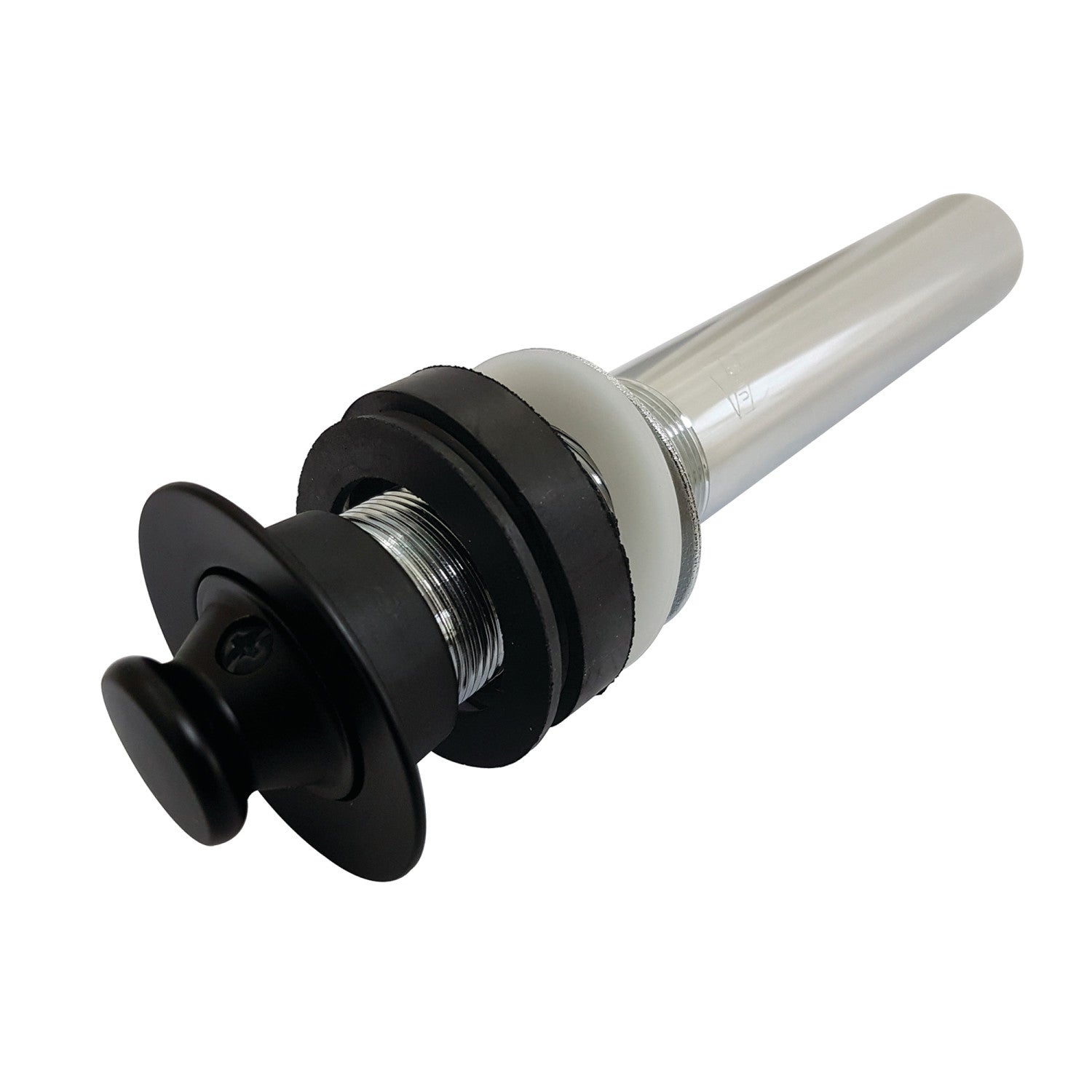 Lift & Turn Sink Drain Stopper - Chrome Plated Pop-Up Drain Assembly for Kitchen & Bathroom Sinks - Perfect for Easy Cleaning and Water Flow Control