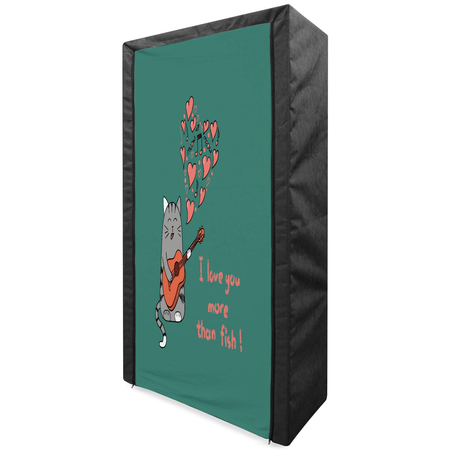 Ambesonne Portable Fabric Wardrobe - 33.5