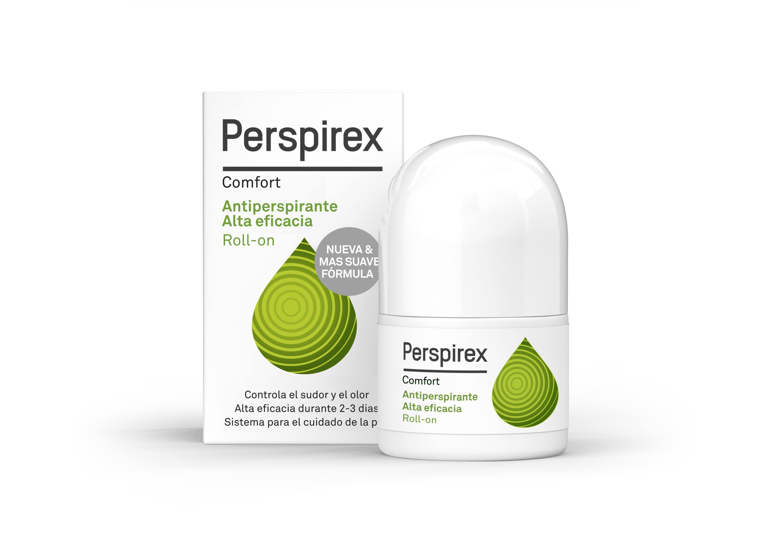 PERSPIREX Comfort Roll-On Antiperspirant Deodorant 20ml - Long-Lasting Sweat Protection for Men & Women, Ideal for Gym, Work & Daily Use