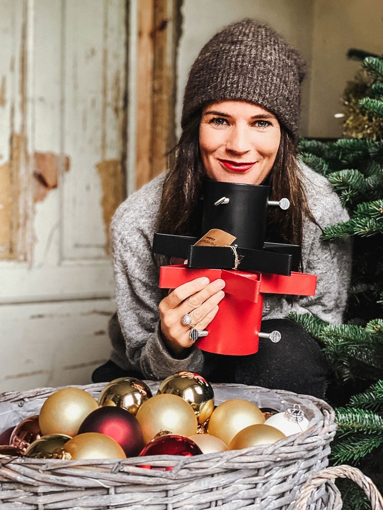 Mini Christmas Tree Stand - Heavy Duty Metal Base for Small Artificial Trees | Perfect for Tabletop, Office, and Holiday Decor