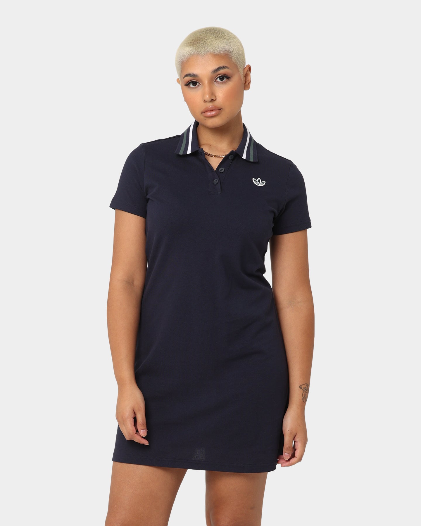 Adidas Women's Original Class of '72 Polo Dress in Legend Ink - Vintage-Inspired Tennis & Casual Wear for Women