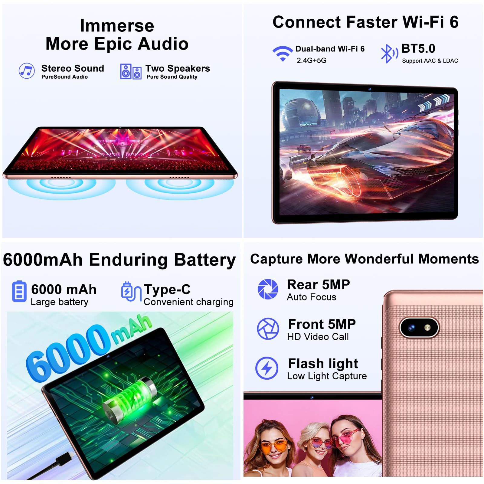 2025 Android 14 Tablet 10.1
