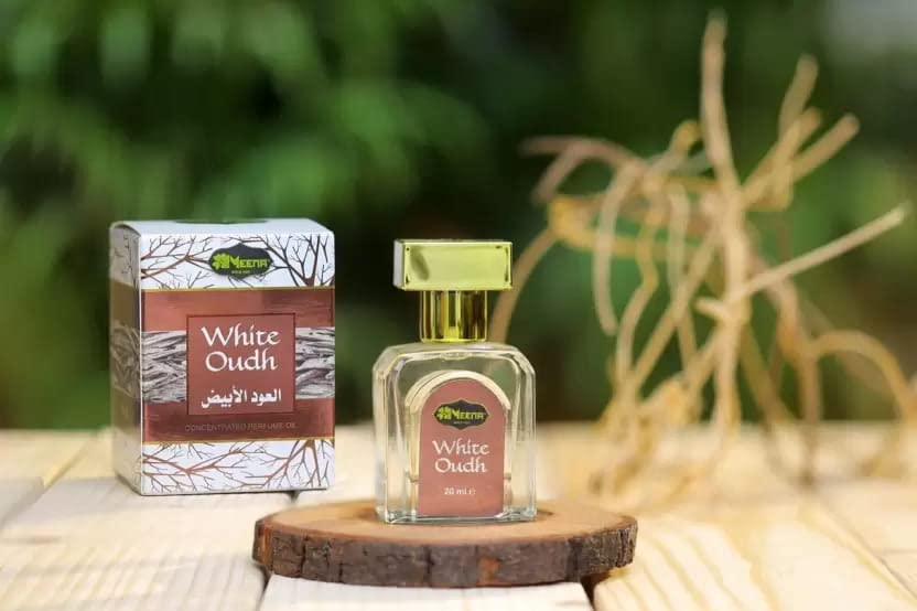 Premium Meena Fragrances Concentrated Unisex Perfume Oil - 20ml White Oudh Attar for Men & Women | Long-Lasting Luxury Scent for Daily Wear, Special Occasions & Gift Giving
