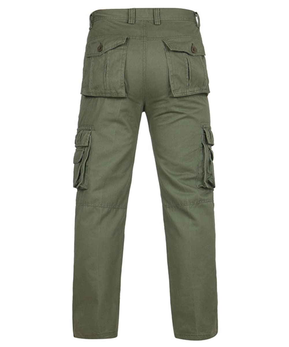 Men's Tactical Cargo Pants - Lightweight Outdoor Work Pants with Scratch-Resistant Fabric & Multiple Pockets - Perfect for Hiking, Camping, Construction Work & Military Use