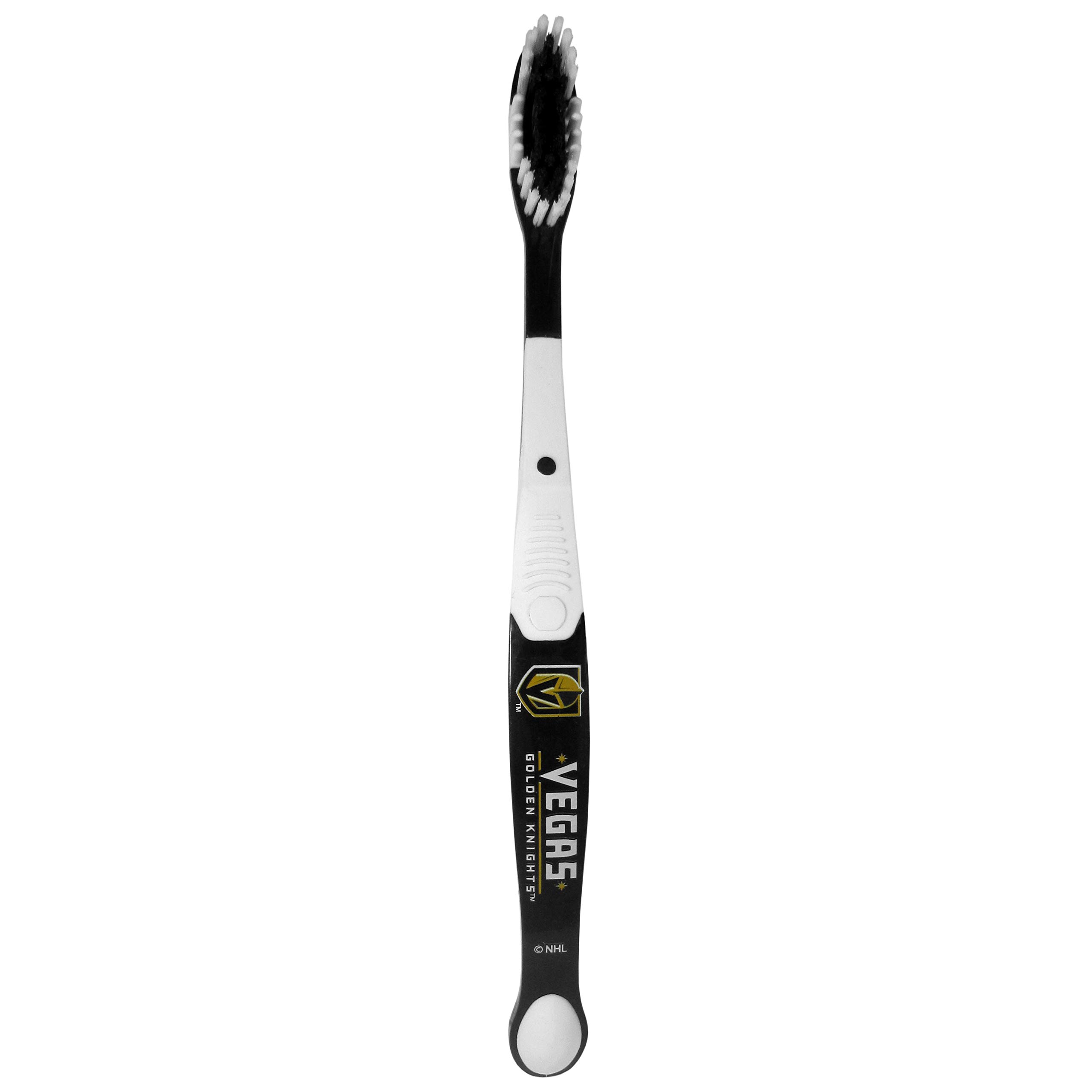 NHL Vegas Golden Knights Unisex Travel Toothbrush Set with Case - Perfect for Travel, Gifts, and Hockey Fans