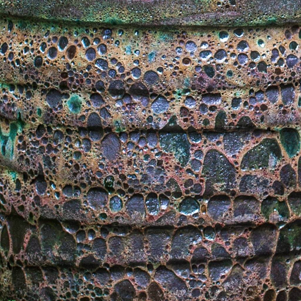 Campania International Guaracha Planter Set of 3 - Angkor Green Mist - Outdoor Garden Planters for Patio, Deck & Home Decor