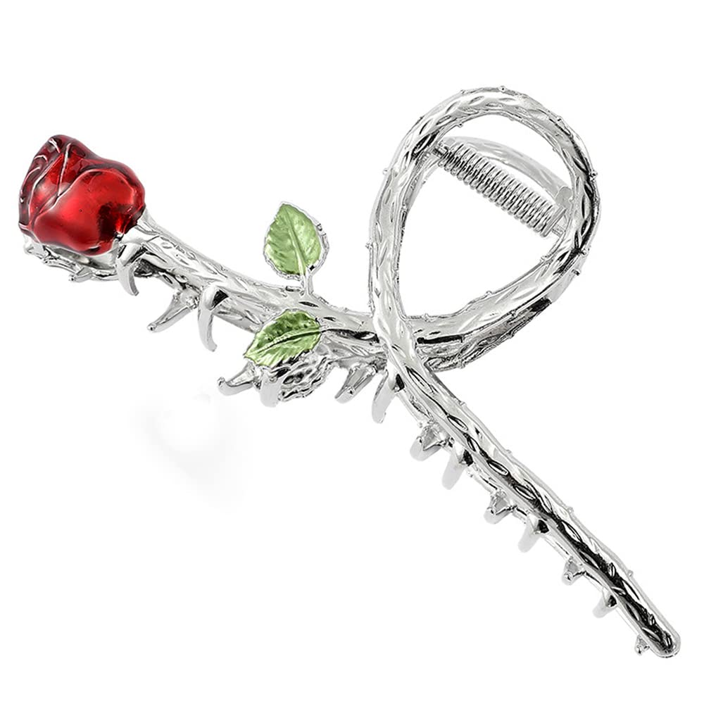 4 Inch Large Metal Hair Claw Clips - Non-Slip Gold Hair Clamps for Women with Thin or Thick Hair | Strong Hold Fashion Hair Accessories | Perfect for Updos, Ponytails & Everyday Styling | Great Gift Idea for Women