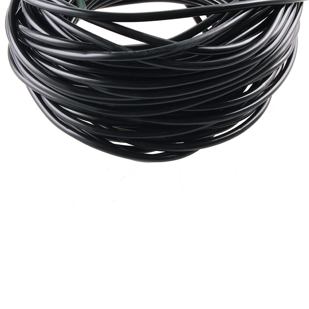 4/7mm PVC Micro Drip Irrigation Tube - 20M Garden Watering Hose for Plants & Flowers | Efficient Drip Misting System for Home Gardens, Greenhouses & Backyard Sprinklers
