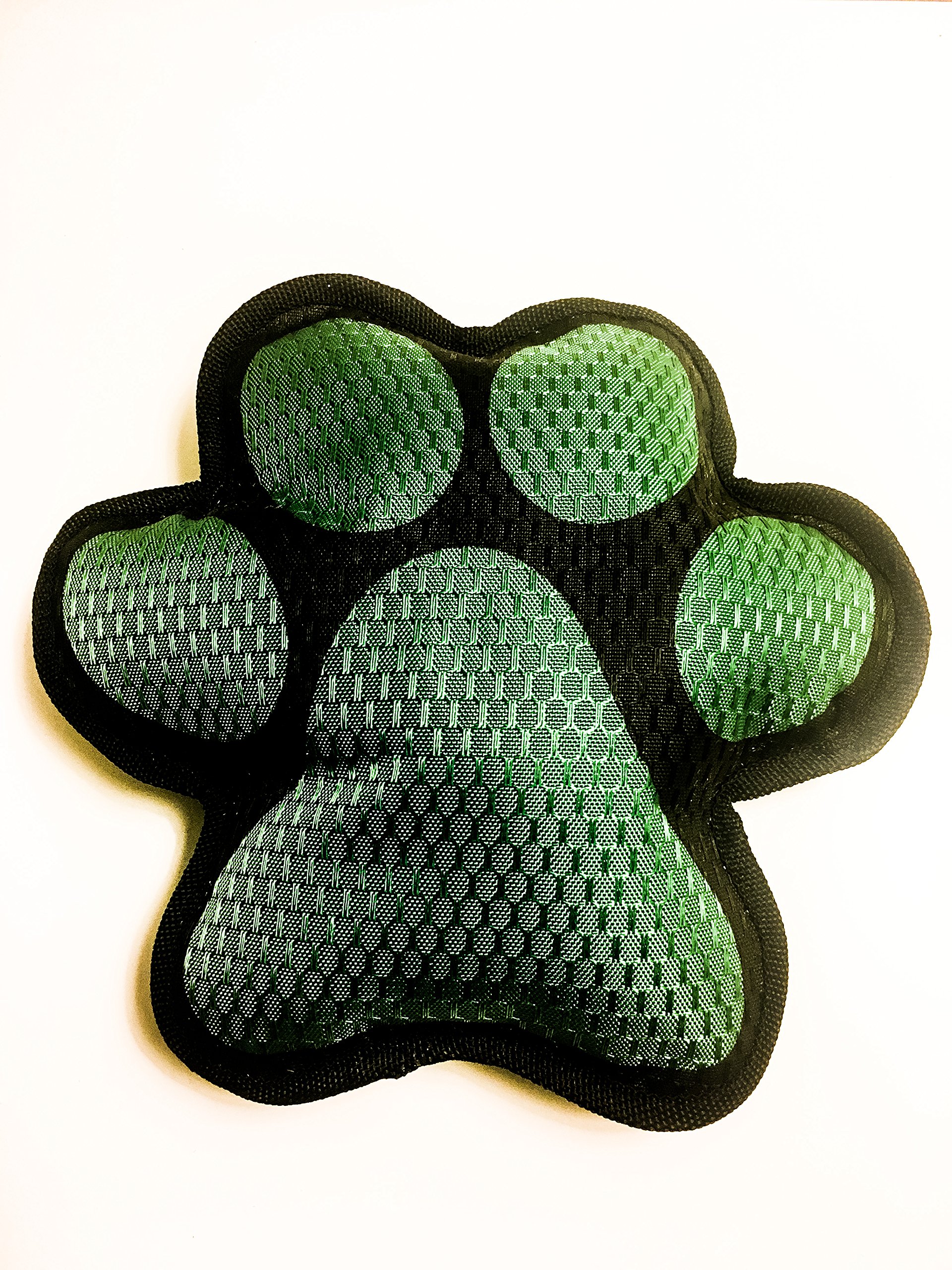 Durable Paw Ruff & Tuff Dog Chew Toy - Green Color for Aggressive Chewers | Perfect for Large Breed Dogs & Outdoor Playtime