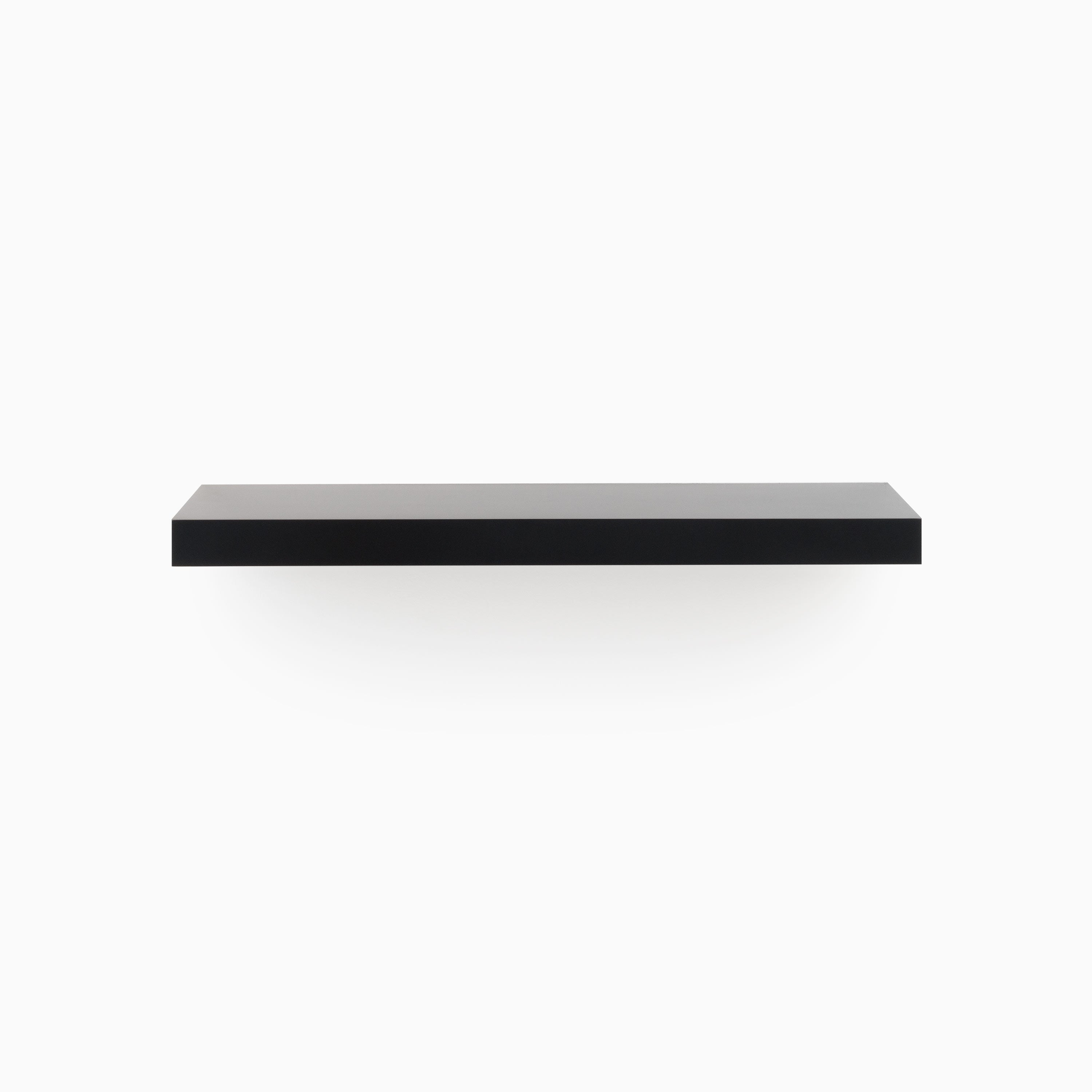 Aksel Black Floating Shelf - Modern Wall Mounted Storage for Living Room, Bathroom & Kitchen - Perfect for Displaying Decor, Books & Essentials