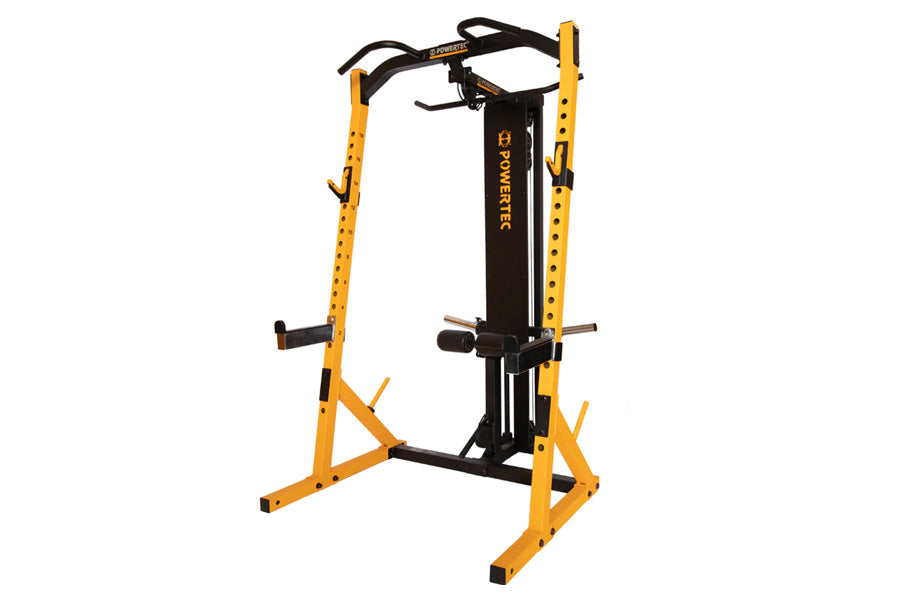 Powertec Workbench Lat Tower Option - Heavy Duty Home Gym Equipment for Strength Training & Fitness - Perfect for Home Workouts & Garage Gyms