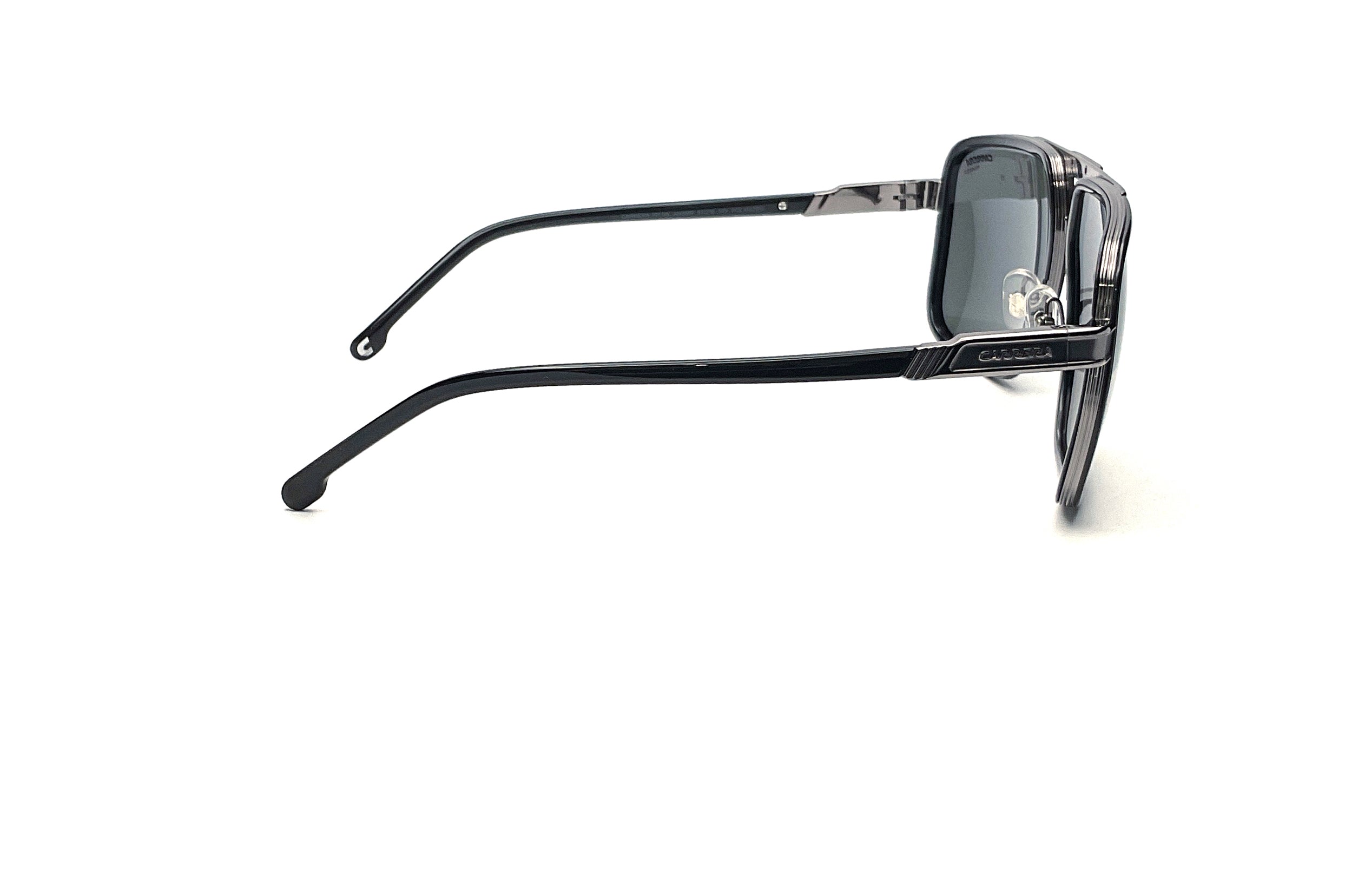 Carrera 1071/S Sunglasses - Black Dark Ruthenium Frame for Men & Women | UV Protection, Fashion Eyewear for Driving, Outdoor & Daily Use