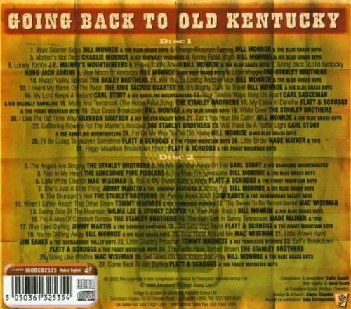 Going Back to Old Kentucky: Bluegrass Anthology - Classic Bluegrass Music Collection for Relaxation, Road Trips & Country Lovers