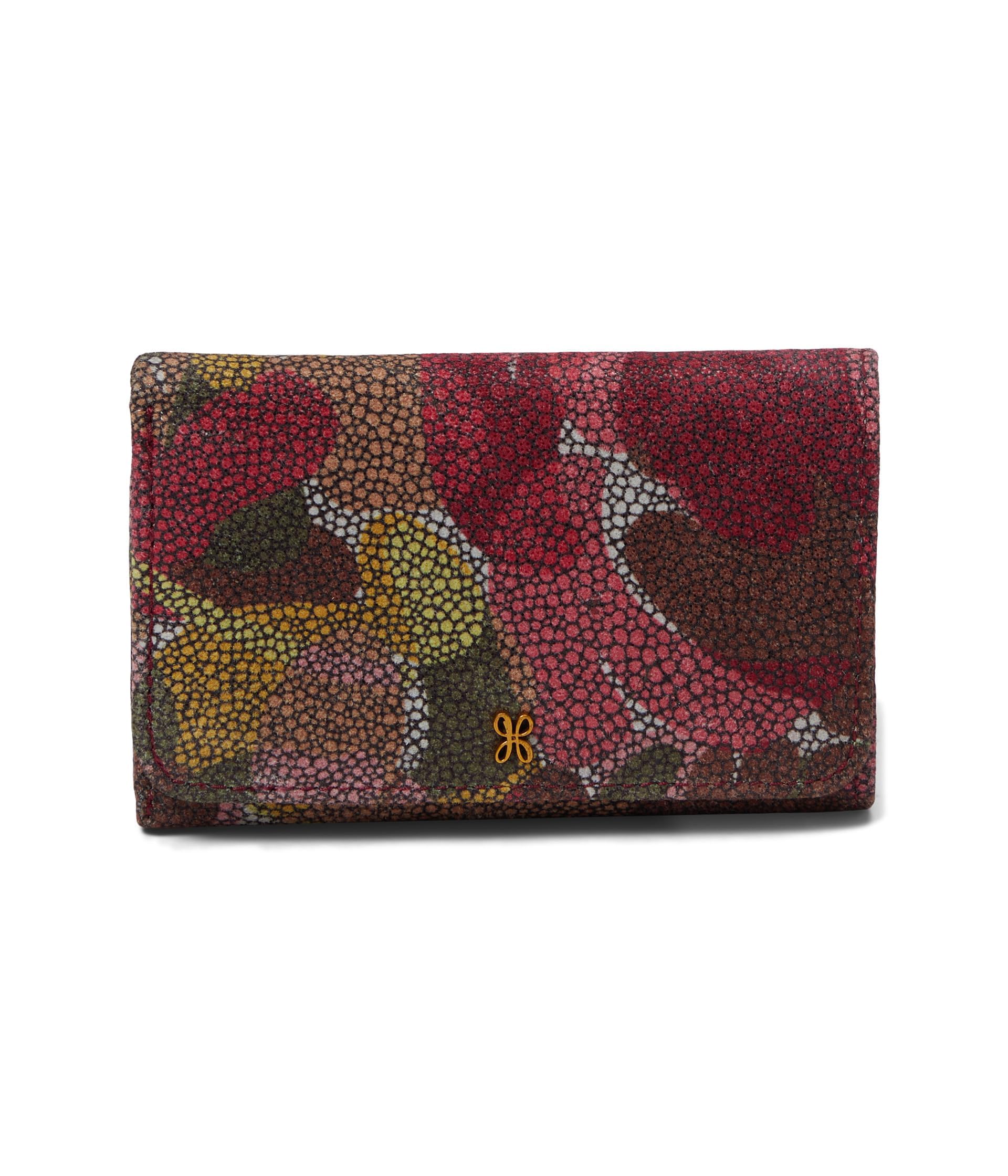 HOBO Jill Trifold Leather Wallet for Women - RFID Blocking Snap Closure Wallet - Perfect for Everyday Use, Travel & Gift Giving