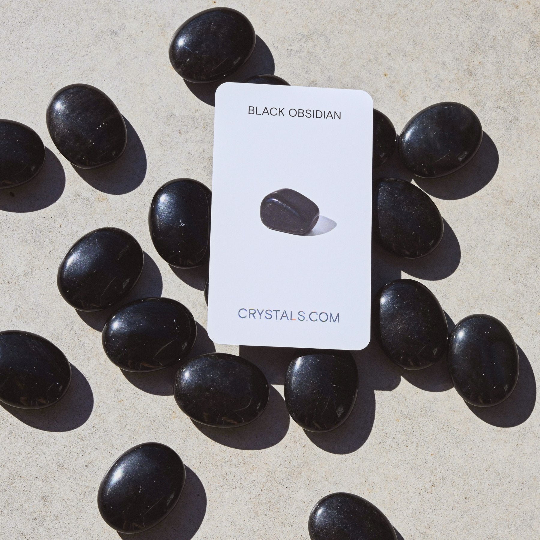 Black Obsidian Palm Stone - Healing Crystal for Stress Relief, Anxiety & Meditation | Perfect for Reiki, Chakra Balancing & Spiritual Practices