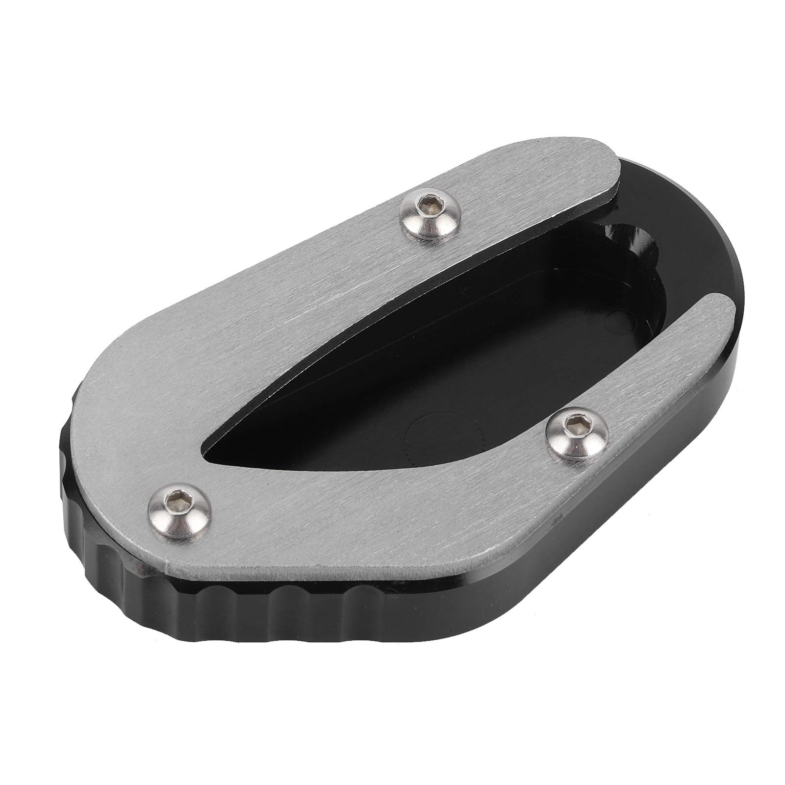 Motorcycle Kickstand Pad - Heavy Duty Side Stand Enlarger for Triumph T100 & T120 - Prevents Sinking on Soft Ground - Perfect for Parking on Grass, Sand or Gravel Roads