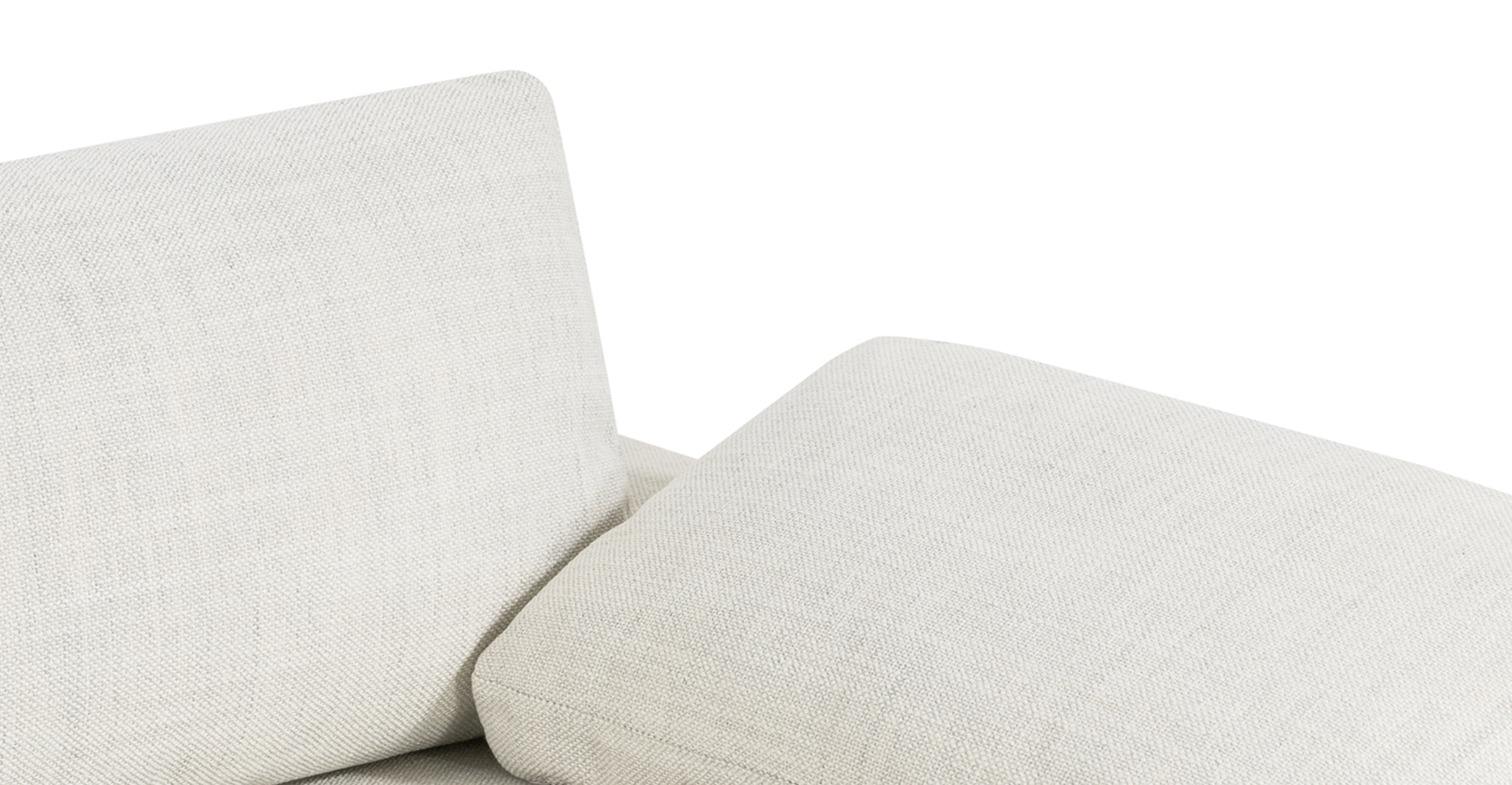 Malaga Left Facing Sectional Sofa - Modern L-Shaped Couch for Living Room, Family Room & Home Theater | Comfortable Fabric Upholstery with Reversible Chaise
