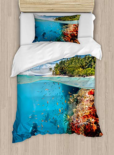 Azure Blue and Multicolor