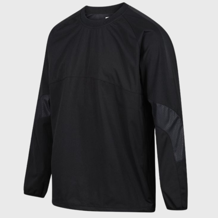 Kids Rugby Training Contact Top - Black - Perfect for Youth Rugby Practice & Games