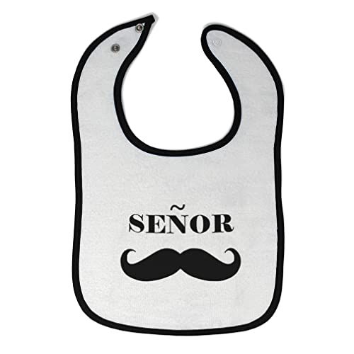 Funny Cotton Baby Bibs & Burp Cloths Set for Toddlers - Cute White & Black Design for Baby Boys & Girls - Perfect for Feeding Time and Messy Play