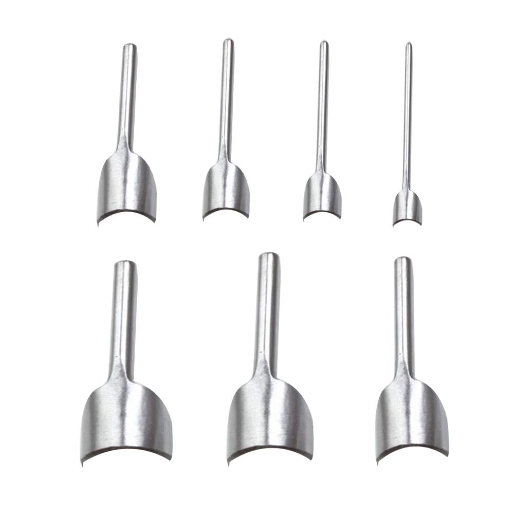 7-Piece Leather Punching and Sewing Tool Kit - Professional Leather Craft Supplies for DIY Projects, Upholstery, and Handmade Accessories