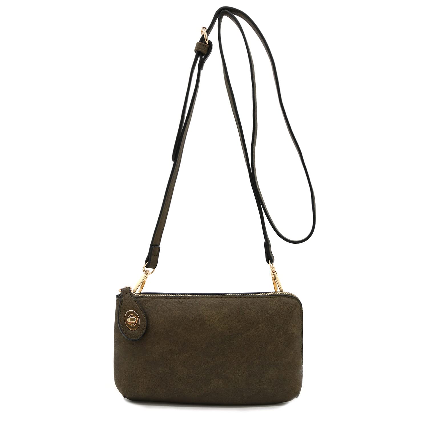 LOVESOME Women's Small Crossbody Bag - Stylish Wristlet Clutch for Daily Use