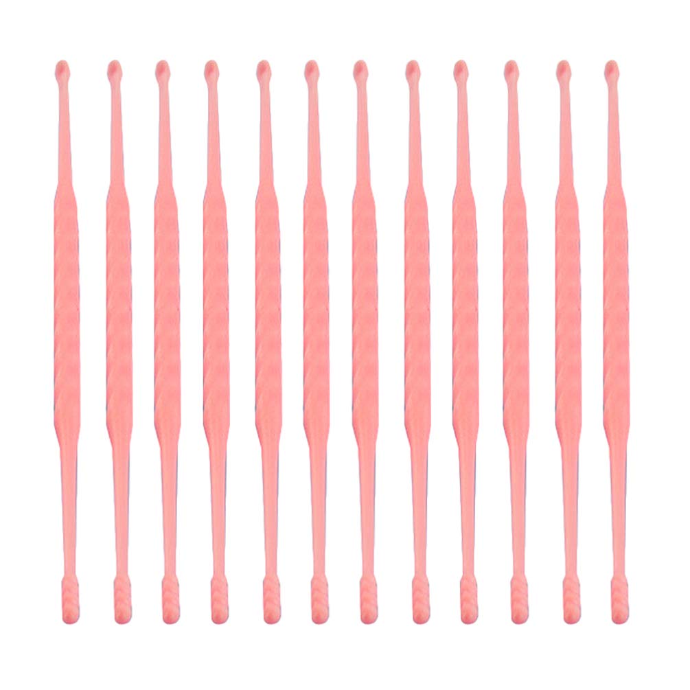 Milisten 12Pcs Ear Wax Removal Kit - Plastic Ear Cleaning Tools with Double Ended Curette Spoon for Kids & Adults | Safe Disposable Ear Pick Set for Personal Hygiene & Ear Care at Home