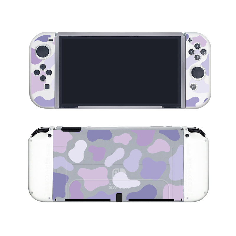 Lilac Cow Nintendo Switch Case - Protective Cover for Nintendo Switch & OLED Model - Perfect for Gaming, Travel, and Storage
