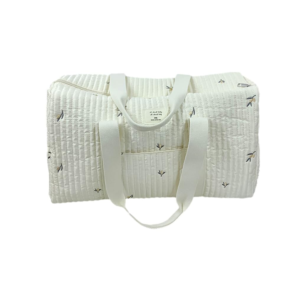 Korean Fashion Mommy Handbag - Large Capacity Diaper Bag with Reinforced Bottle Pocket & Cotton Storage | Perfect for Baby Outings, Travel & Daily Use