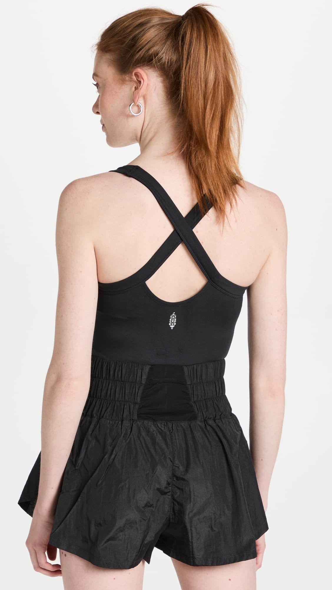 Free People Women's Way Home Skort Romper - Stylish Athletic Skirt Shorts for Yoga, Running & Casual Wear