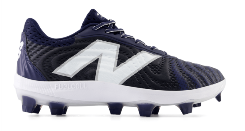 New Balance PL4040N7 Navy Low Molded Cleats - Lightweight Baseball & Soccer Cleats for Men - Perfect for Turf & Field Sports Training