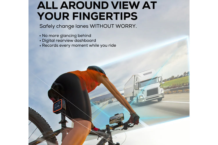 Apeman Seeker R1 4K Ultra HD Waterproof Cycling Camera with Night Vision - Perfect for Mountain Biking, Road Cycling & Outdoor Adventures