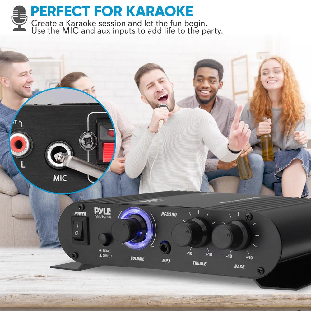 High-Quality Class T Hi-Fi Stereo Amplifier - Premium Audio for Home Theater & Music Systems - Perfect for Living Rooms, Studios & Entertainment Spaces