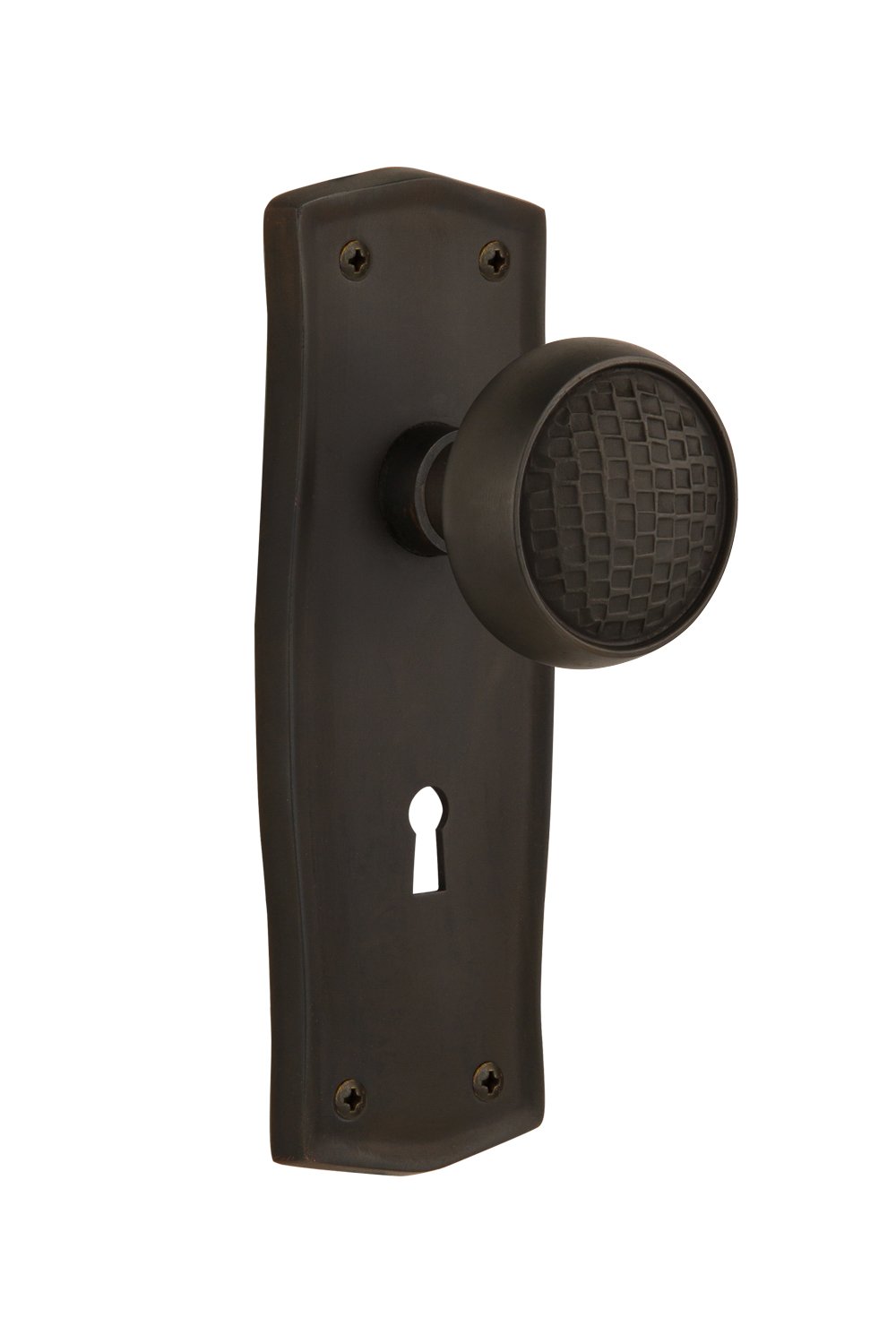 Nostalgic Warehouse Prairie Plate with Keyhole Craftsman Knob - 2.375