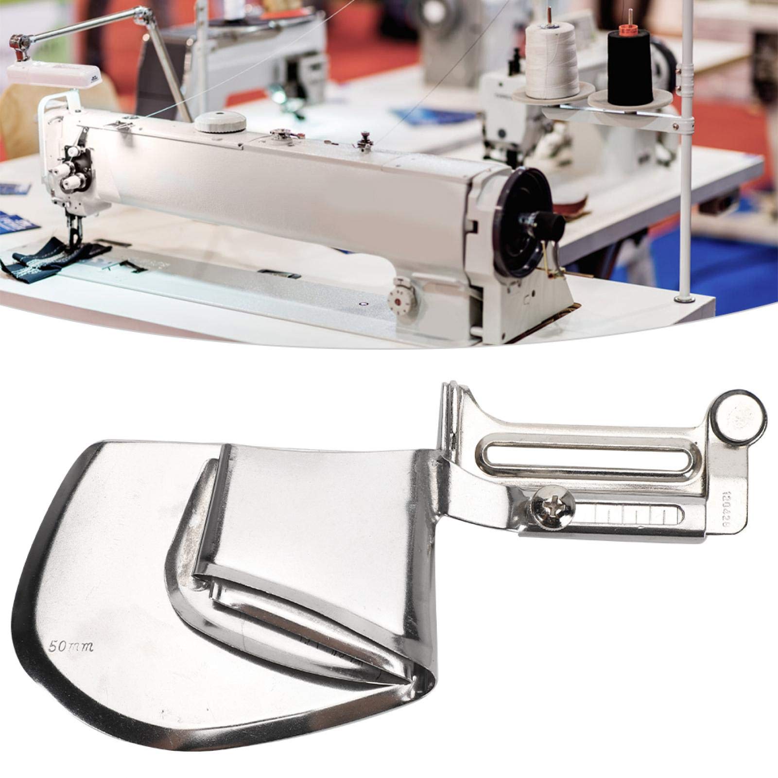 Oumefar Walking Foot Sewing Machine Presser Feet Set - 5cm Folder Lockstitch, Hemmer Rolled Hem & Binding Attachment for Home Textile, Curtains & DIY Projects | Perfect for Quilting, Upholstery & Fabric Crafts