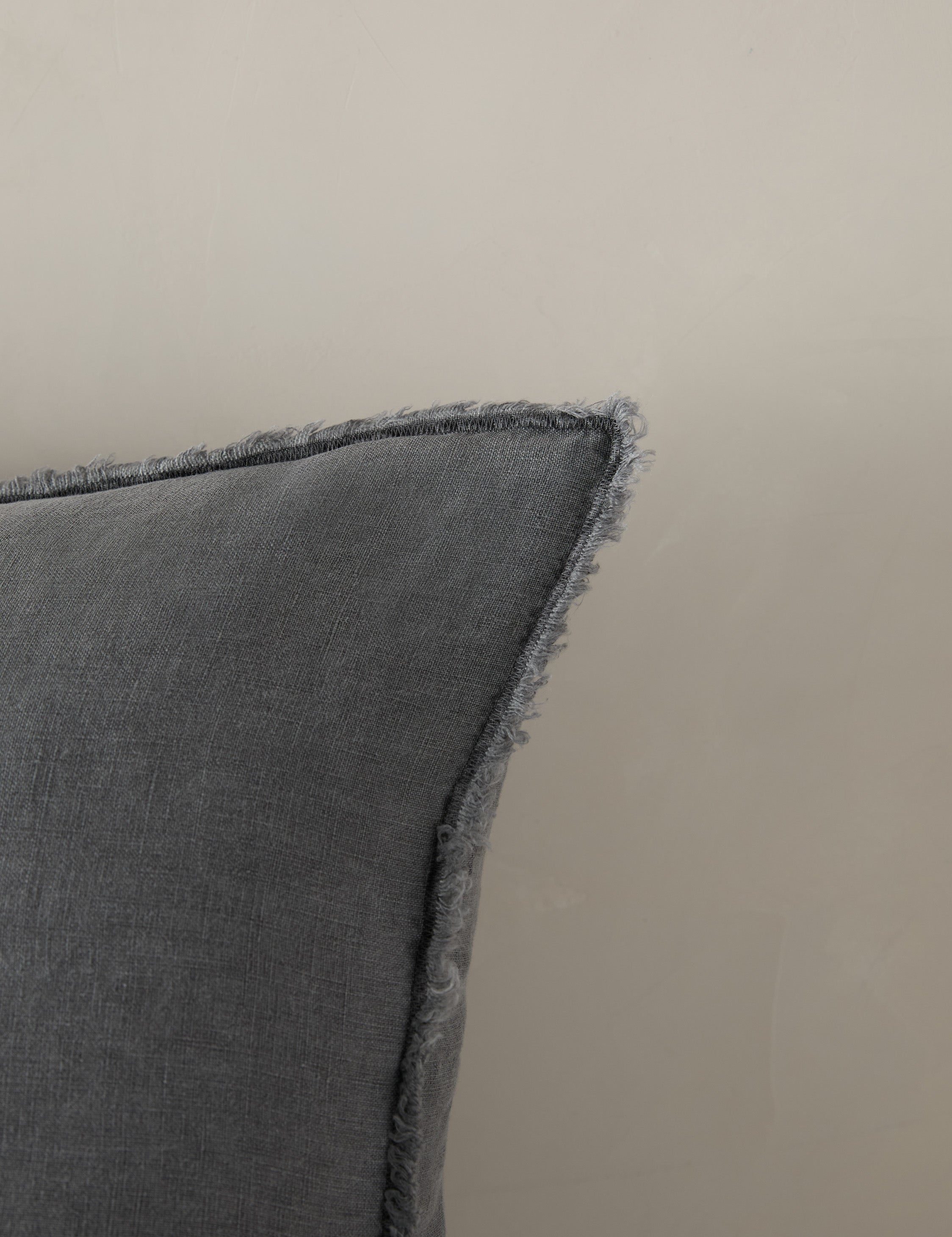 Pom Pom at Home Blair Stonewashed Linen Sham - Soft & Breathable Pillow Cover for Bedroom Decor | Perfect for Coastal, Farmhouse & Boho Style Homes