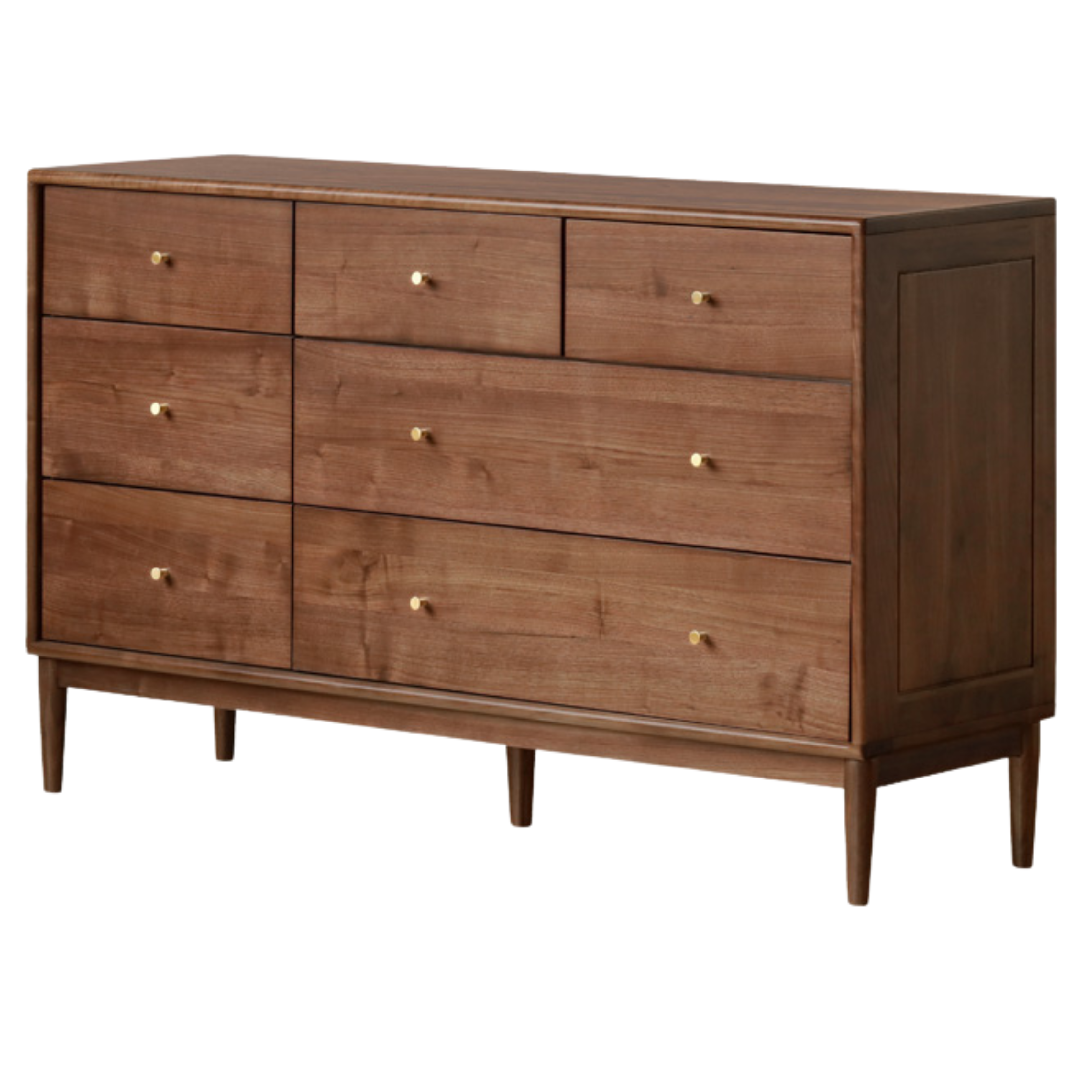 Solid Black Walnut & Oak Wood Drawer - Modern Porch Cabinet for Outdoor Storage & Entryway Organization | Perfect for Patio, Deck, and Garden Decor