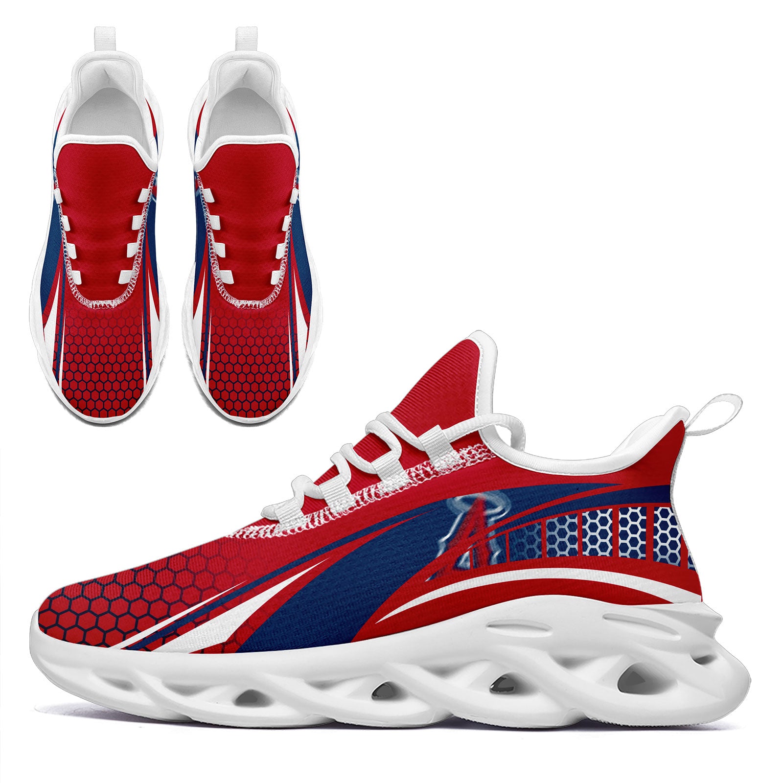 Custom Maxsoul Personalized Sneakers - Breathable Lightweight Running Shoes for Men & Women (FN003 E025022 Size 14) - Perfect for Jogging, Gym Workouts & Casual Wear